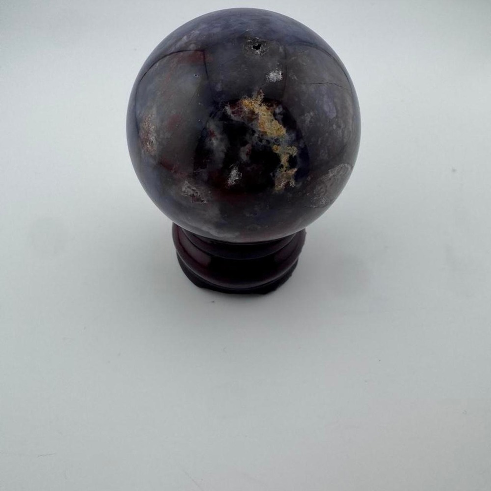 purple chalcedony Sphere